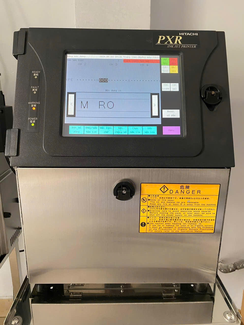 Màn hình máy in Hitachi PXR Màn hình máy in Hitachi PXR