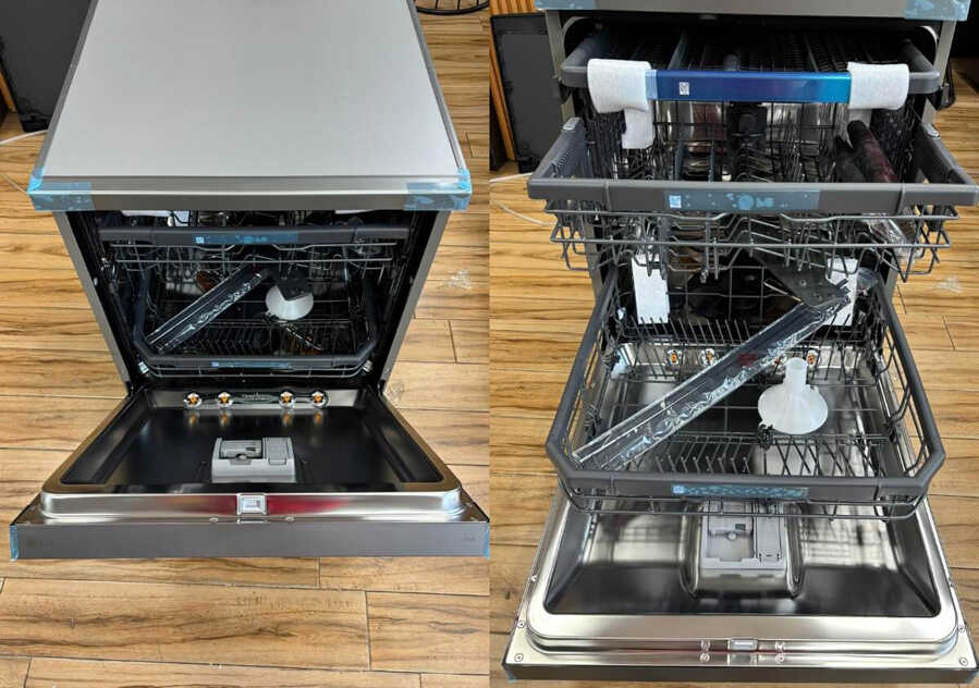 3 Máy rửa bát LG 14 bộ LDT14SVA4 màu bạc