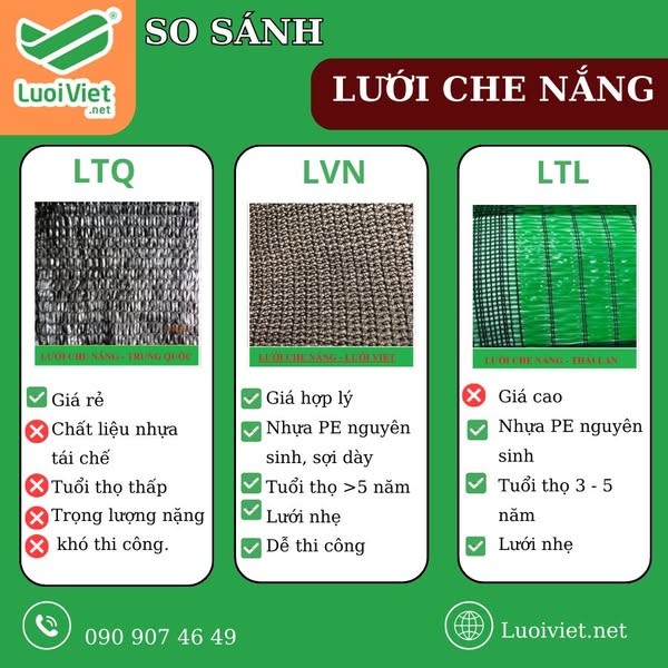 2 Lưới che nắng, lưới che lan, lưới che nắng 70 80 90