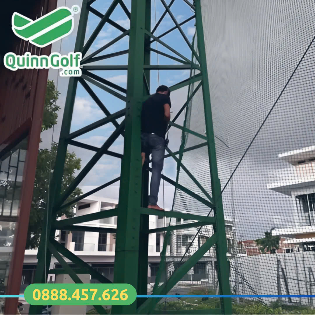 Thi công Trụ sân tập Golf