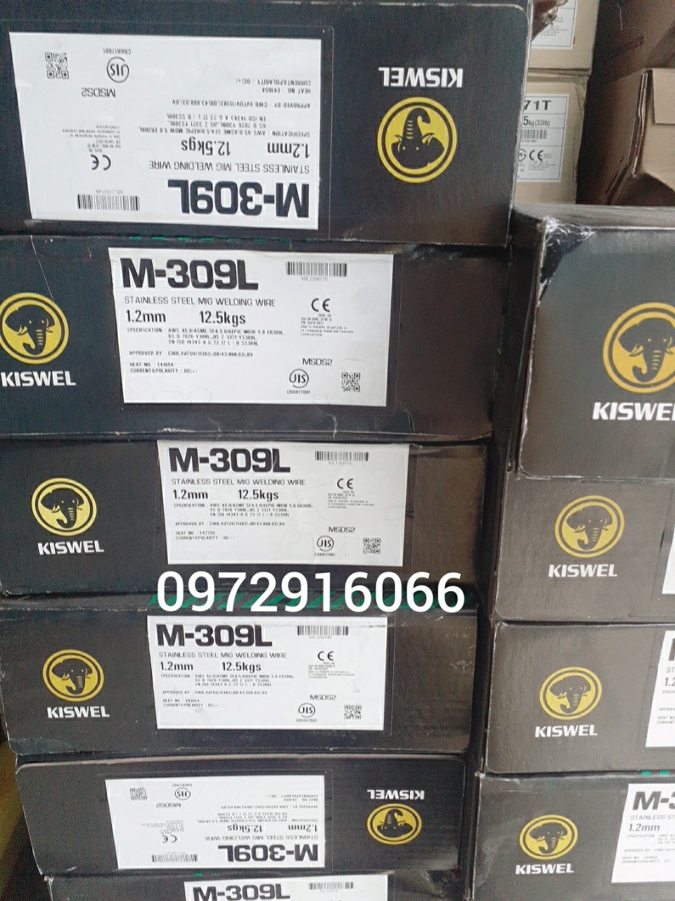 Dây hàn Mig Inox Kiswel M-309L Dây hàn Mig Inox Kiswel M-309L