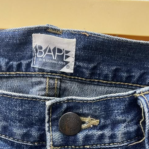 2 Quần jean bape vintage