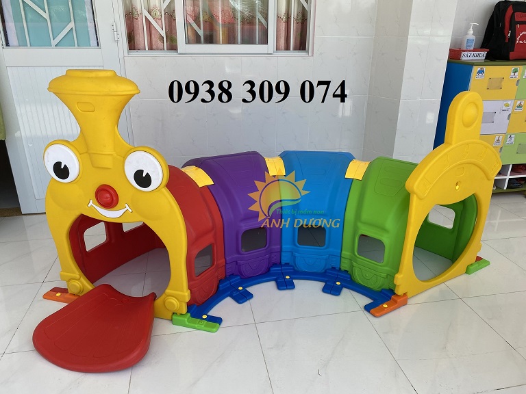 4 Hang chui tàu hỏa trẻ em, hầm chui tàu hỏa mầm non