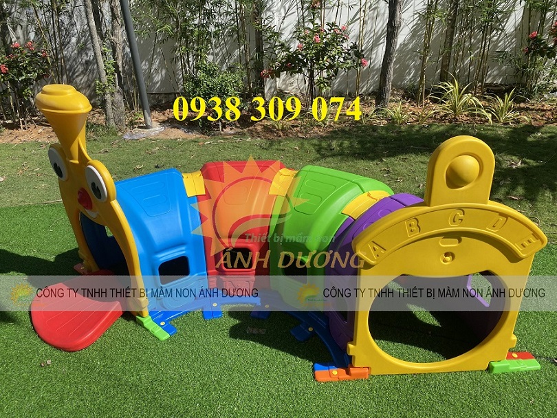5 Hang chui tàu hỏa trẻ em, hầm chui tàu hỏa mầm non