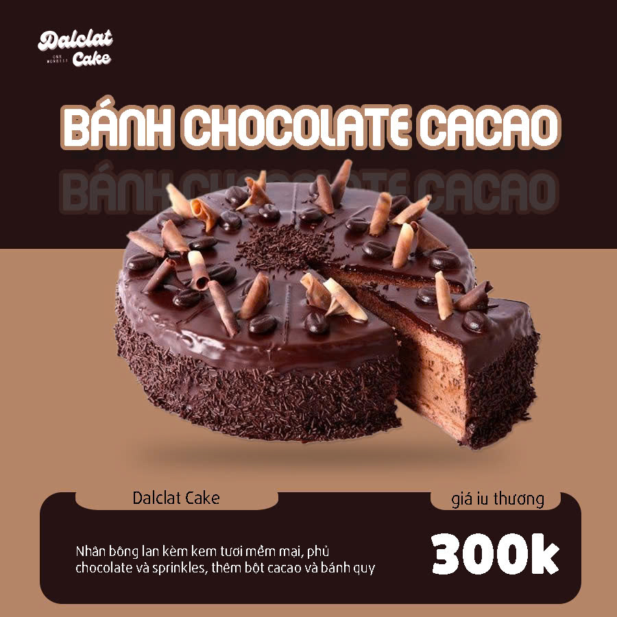 Sinh nhật ngọt ngào, đắm chìm trong hương vị chocolate cacao tuyệt hảo cùng Dalclat Cake Sinh nhật ngọt ngào, đắm chìm trong hương vị chocolate cacao tuyệt hảo cùng Dalclat Cake