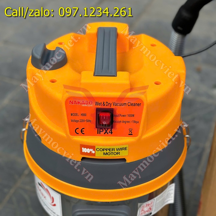 1 Máy hút bụi giá rẻ Nakado HB60