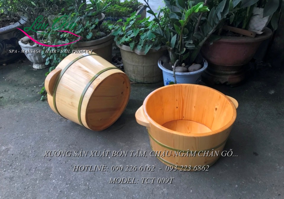 7 Chậu ngâm chân gỗ tự nhiên giá rẻ tại từ sơn, bắc ninh