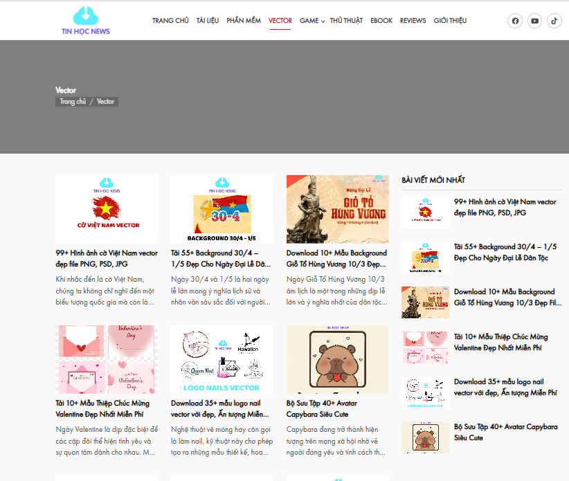4 Tin học News   Kho hình vector miễn phí cho bạn