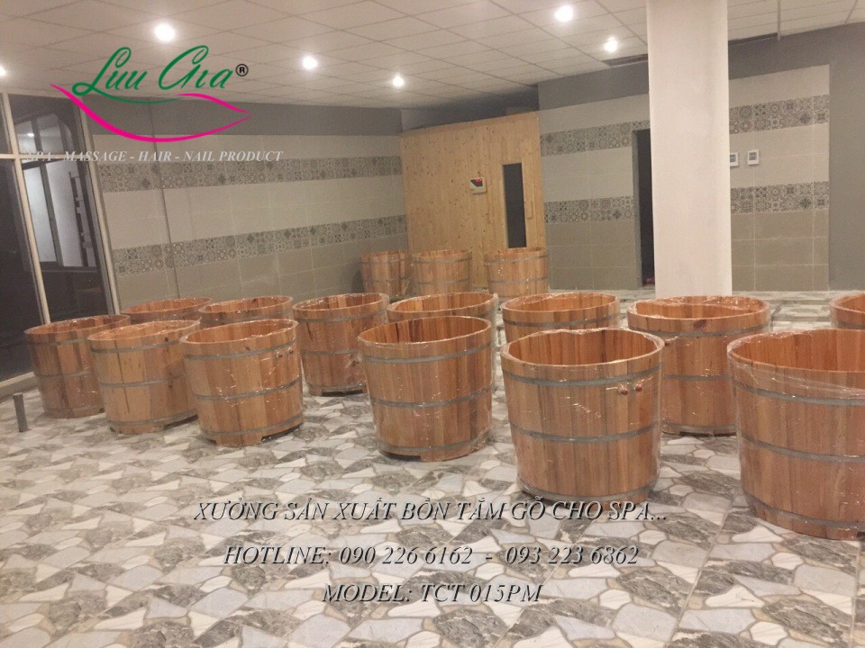 8 Bồn tắm gỗ tự nhiên cao cấp tại kiến xương, thái bình