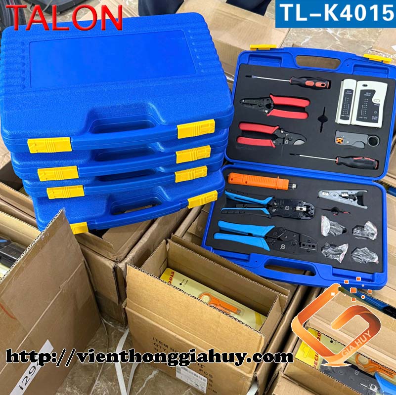 Bộ dụng cụ làm mạng Talon K-4015 chính hãng Talon, bộ dụng cụ làm mạng, bộ dụng cụ thi công mạng.