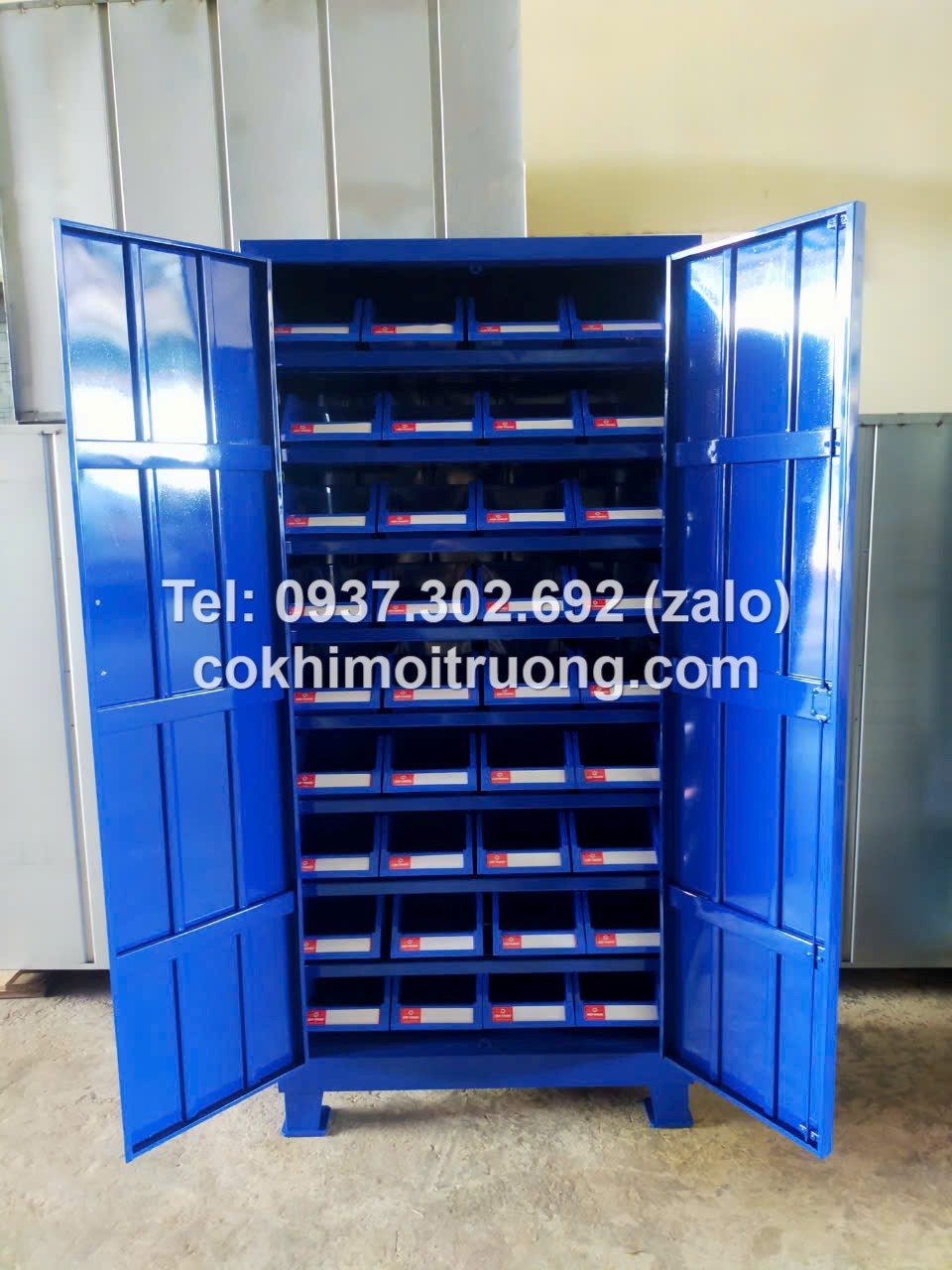 2 Tủ dụng cụ cơ khí 36 ngăn, tủ đồ nghề 2 cánh 36 ngăn