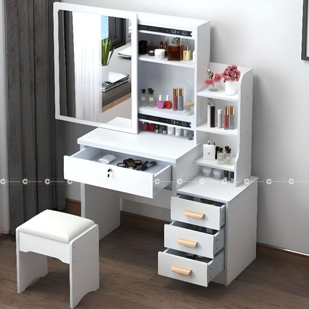 1 Bàn Trang Điểm Gỗ Công Nghiệp MDF Cao Cấp, Hiện Đại