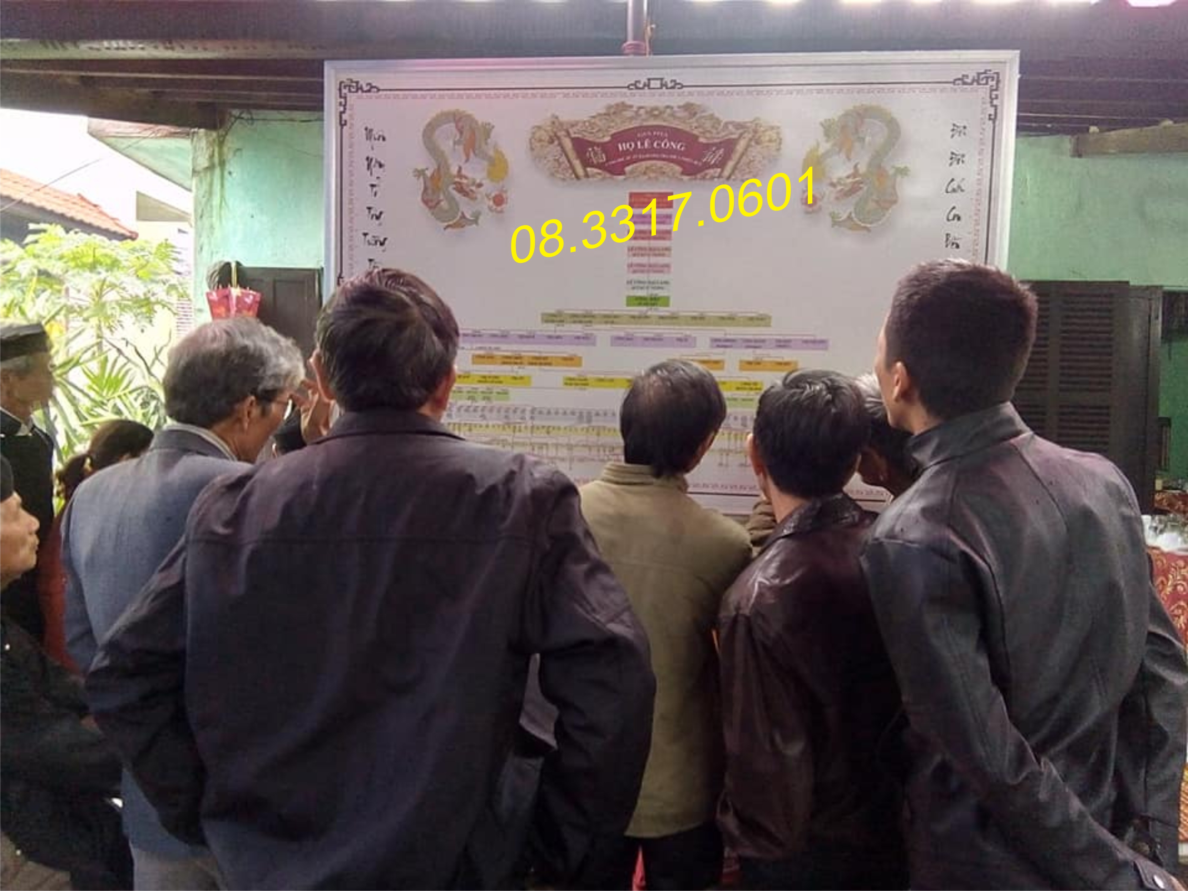 8 Vẽ cây gia phả, vẽ cây phả hệ, vẽ cây phả đồ, thiết kế cây gia phả, dịch gia phả