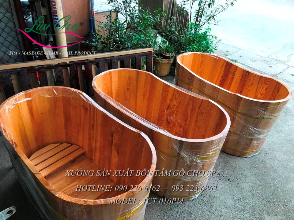 3 Bồn tắm gỗ tự nhiên giá rẻ tại gia viễn, ninh bình