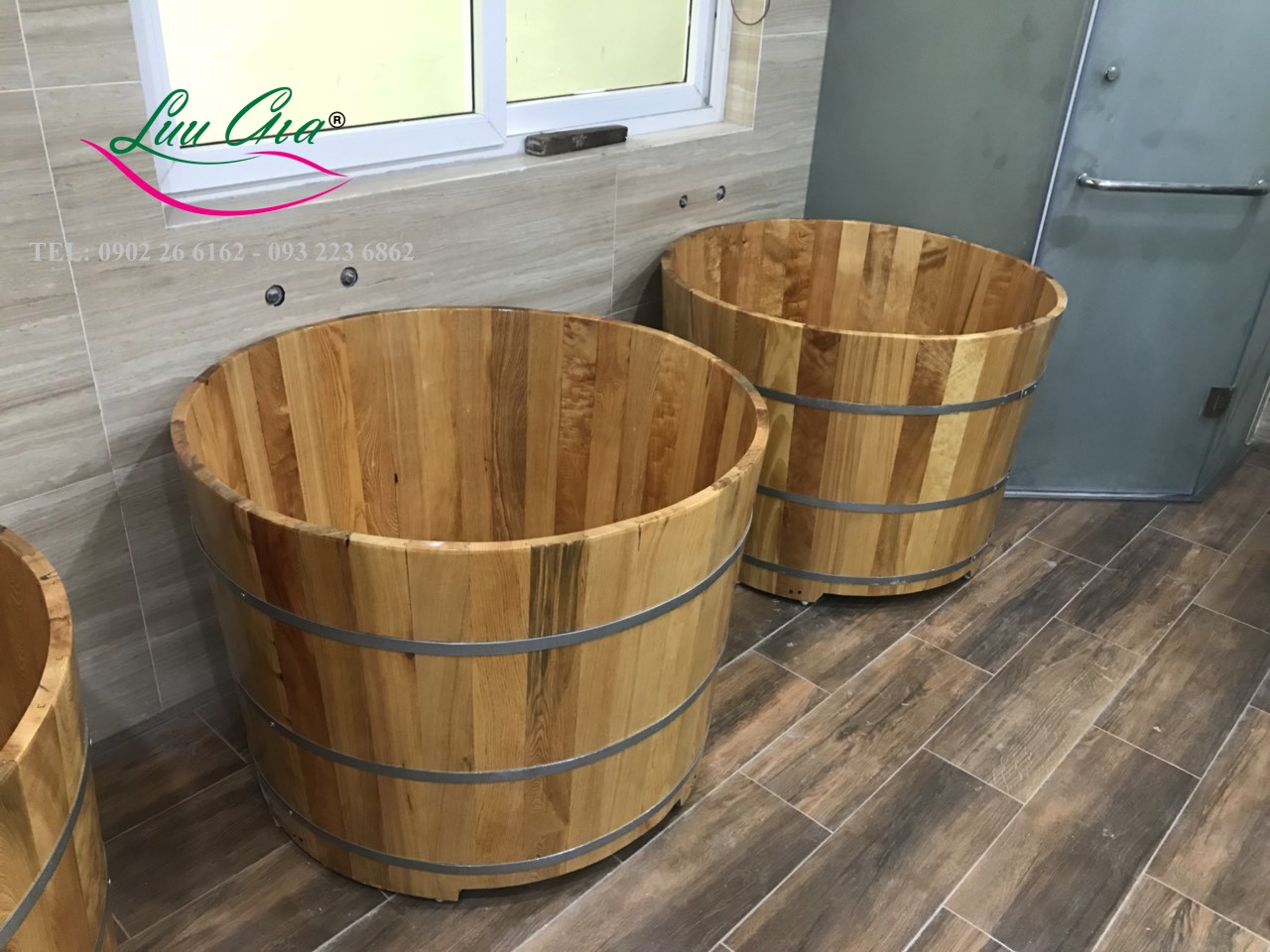 19 Bồn tắm gỗ tự nhiên giá rẻ tại gia viễn, ninh bình