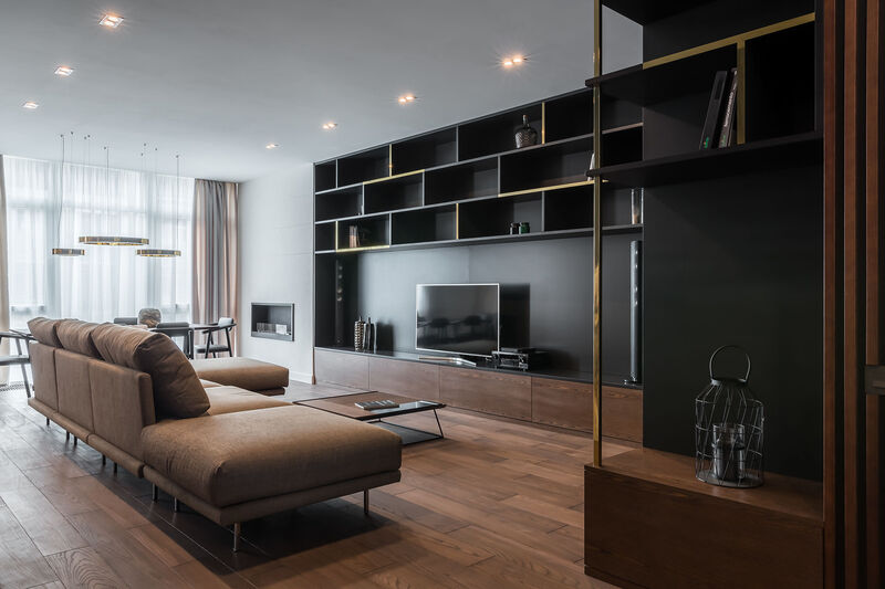 1 Thiết kế nội thất chung cư 100m2   đẳng cấp, hiện đại và tối ưu không gian