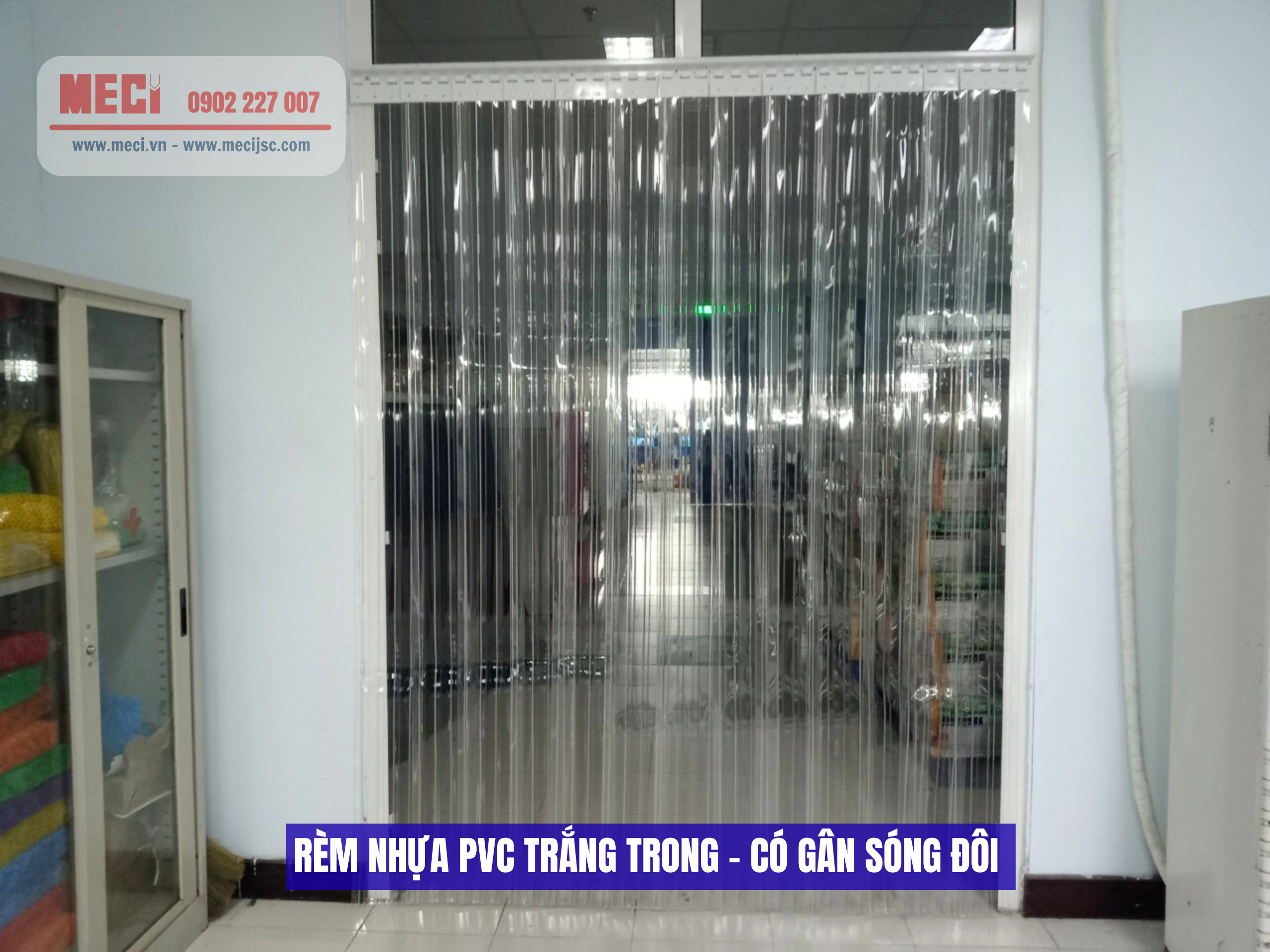 3 Rèm PVC có gân sóng đôi - Giải pháp cho kho xưởng hiện đại