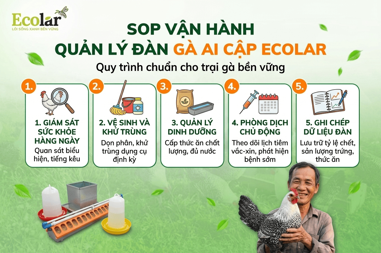 1 Phương Pháp Quản Trị Đàn gà Ai Cập: Nền Tảng Khởi Nghiệp Chăn Nuôi Bài Bản