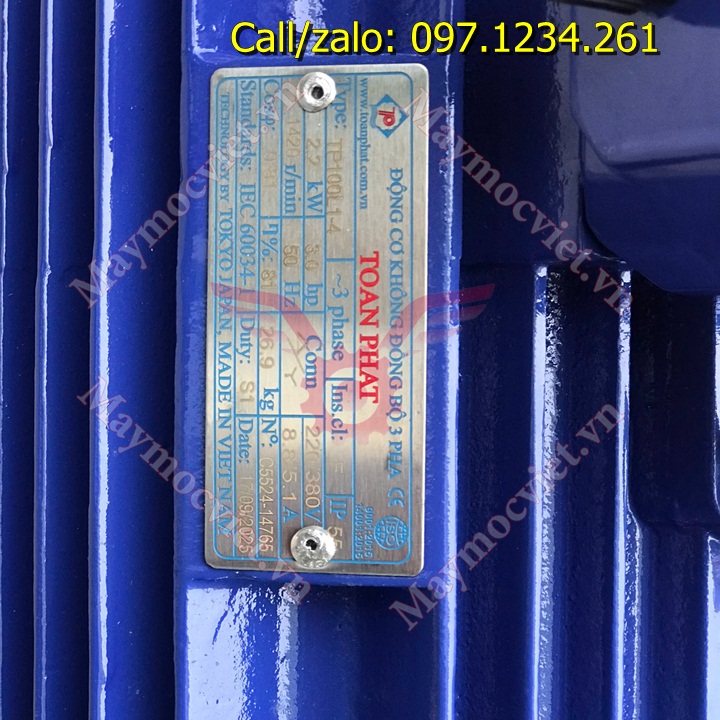 2 Máy rửa xe dây đai 3 pha 2.2kw   đầu xịt CS49CP giá rẻ