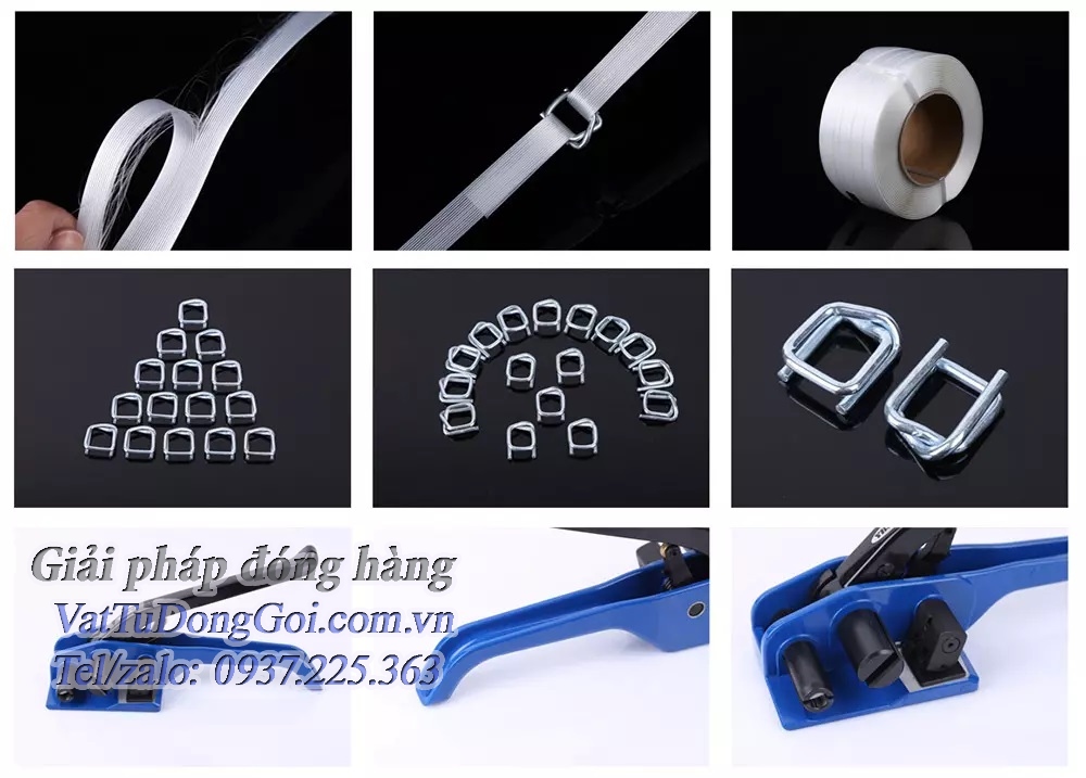 8 Bọ thép compsite 16mm, bọ khoá dây đai composite, bọ chữ U, bọ thép 16mm