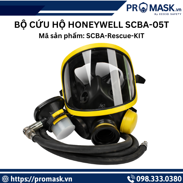 Bộ Cứu Hộ Honeywell SCBA-05T   Giải Pháp Bảo Vệ Hô Hấp Trong Môi Trường Nguy Hiểm
