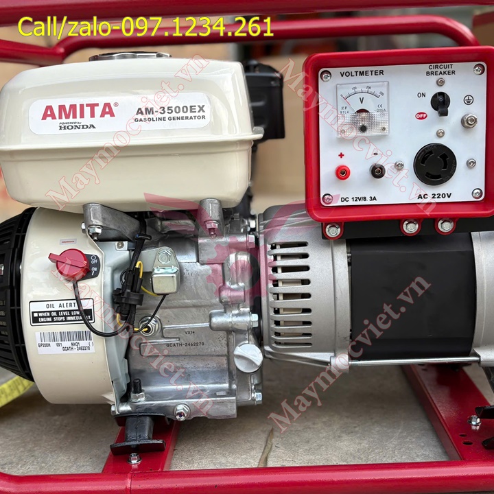 2 Máy phát điện chạy xăng AM-3500EX giá rẻ