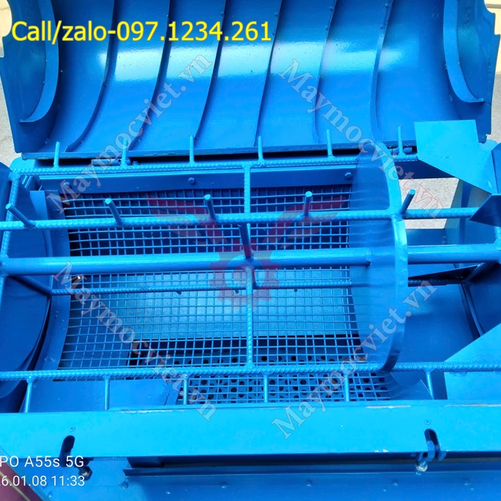 2 Máy Tuốt Lúa Mini Sàng Rung Thịnh Thành CL68 giá rẻ