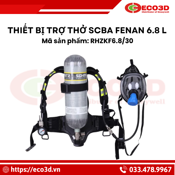 Thiết Bị Trợ Thở SCBA FENAN 6.8L   Giải Pháp Hô Hấp Độc Lập Hiệu Quả
