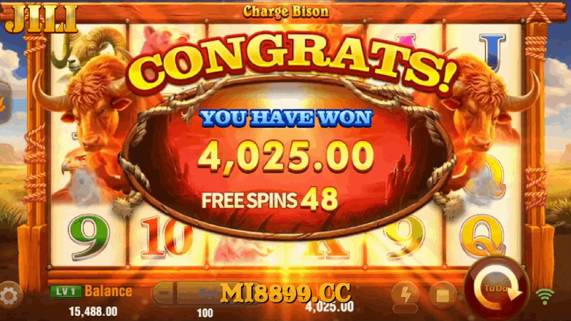 1 Charge Bison: Stampede Into Rewards 1 Charge Bison: Stampede Into Rewards