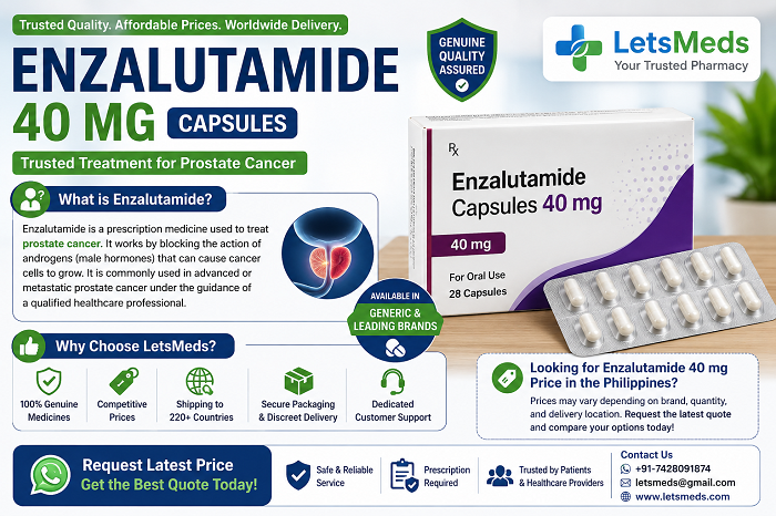 Which Enzalutamide Brands Are Available in the Philippines