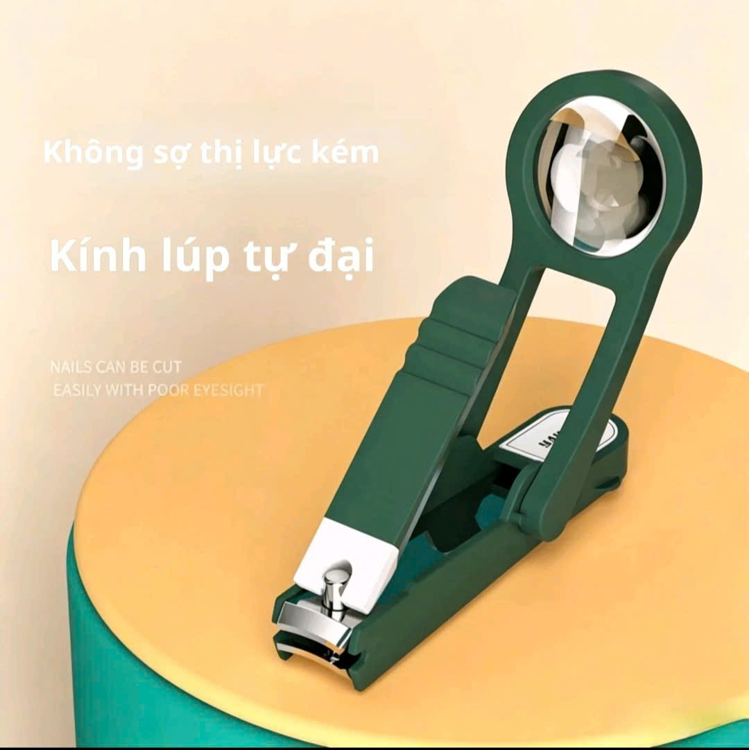Dụng Cụ Cắt Móng Tay Có Kính Lúp