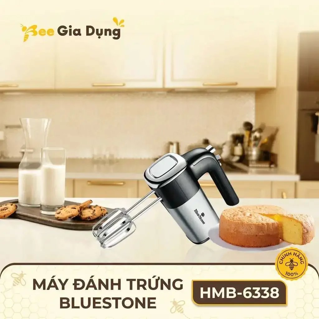2 Máy đánh trứng BlueStone HMB-6338 400W kèm 2 bộ que