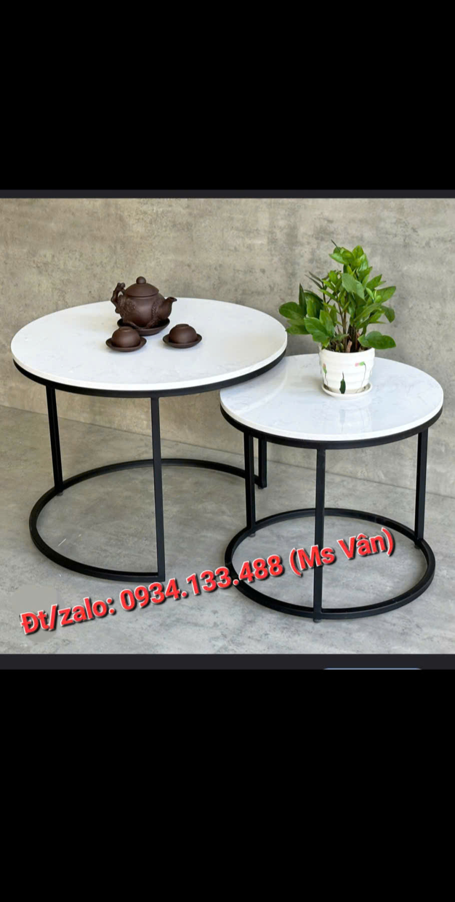 6 Bộ bàn trà sofa decor phòng khách cực đẹp