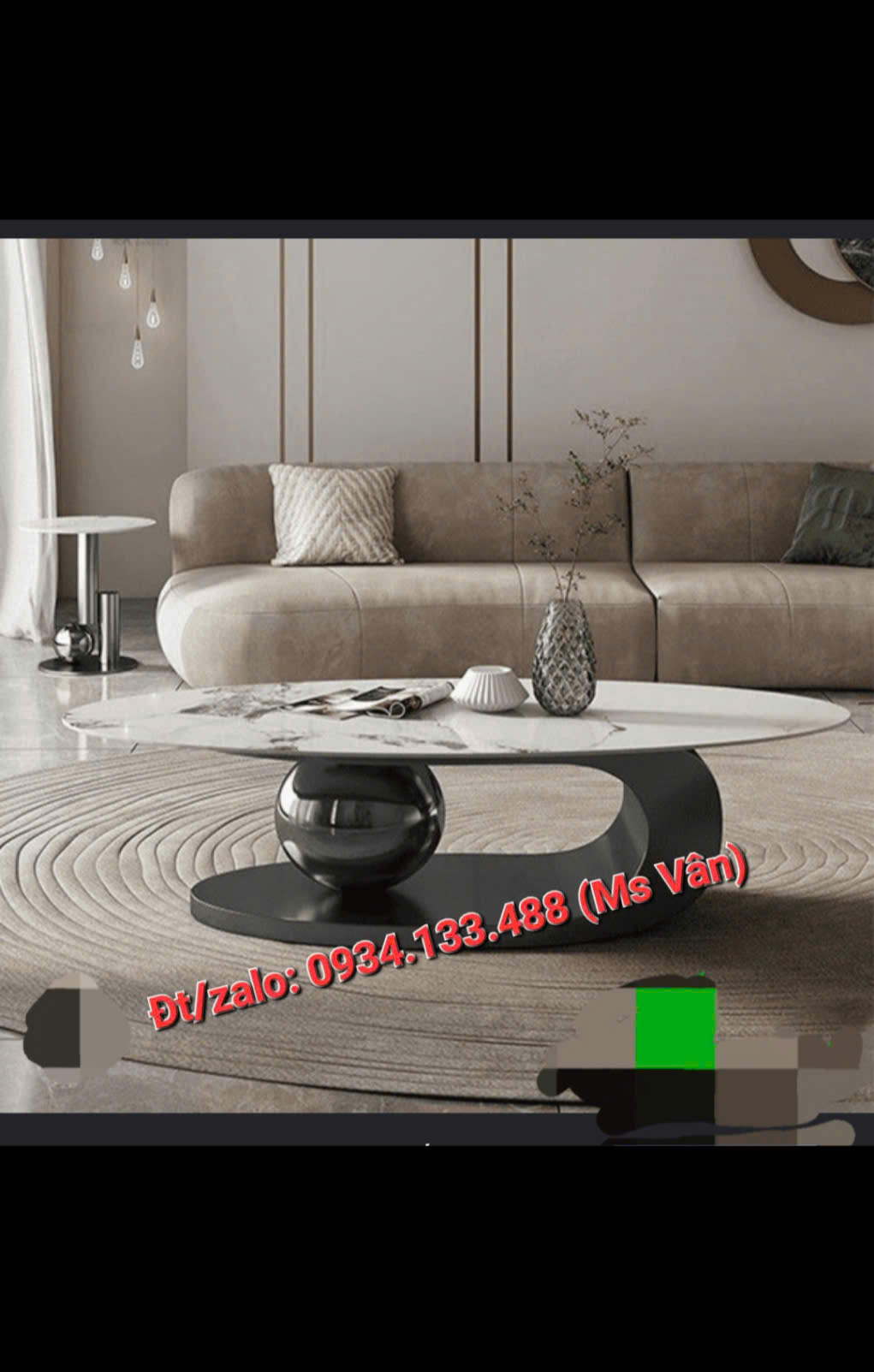 2 Bộ bàn trà sofa decor phòng khách cực đẹp