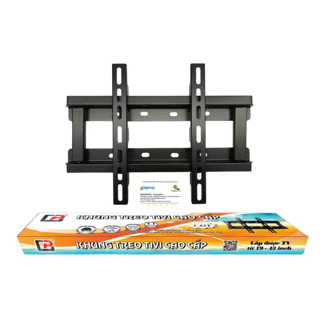 Khung treo tivi cố định 19 43 inch Cảnh Phong C43T