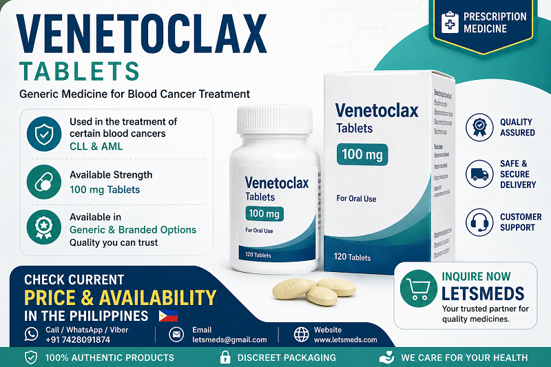 Venetoclax Tablets Availability and Price In Cebu, Davao, Metro Manila