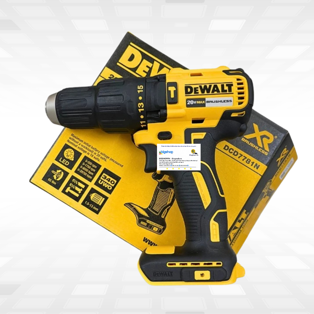 Máy khoan pin 20V Dewalt DCD7781N-KR