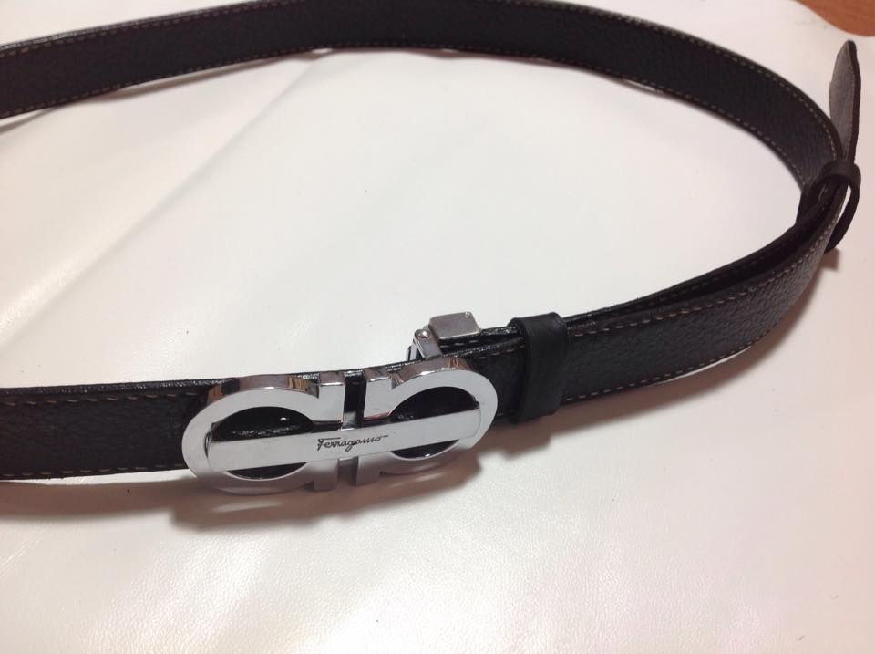 5 Dây lưng da bò xịn, khâu thủ công, mặt dây bằng đồng đúc nguyên khối giá 550k