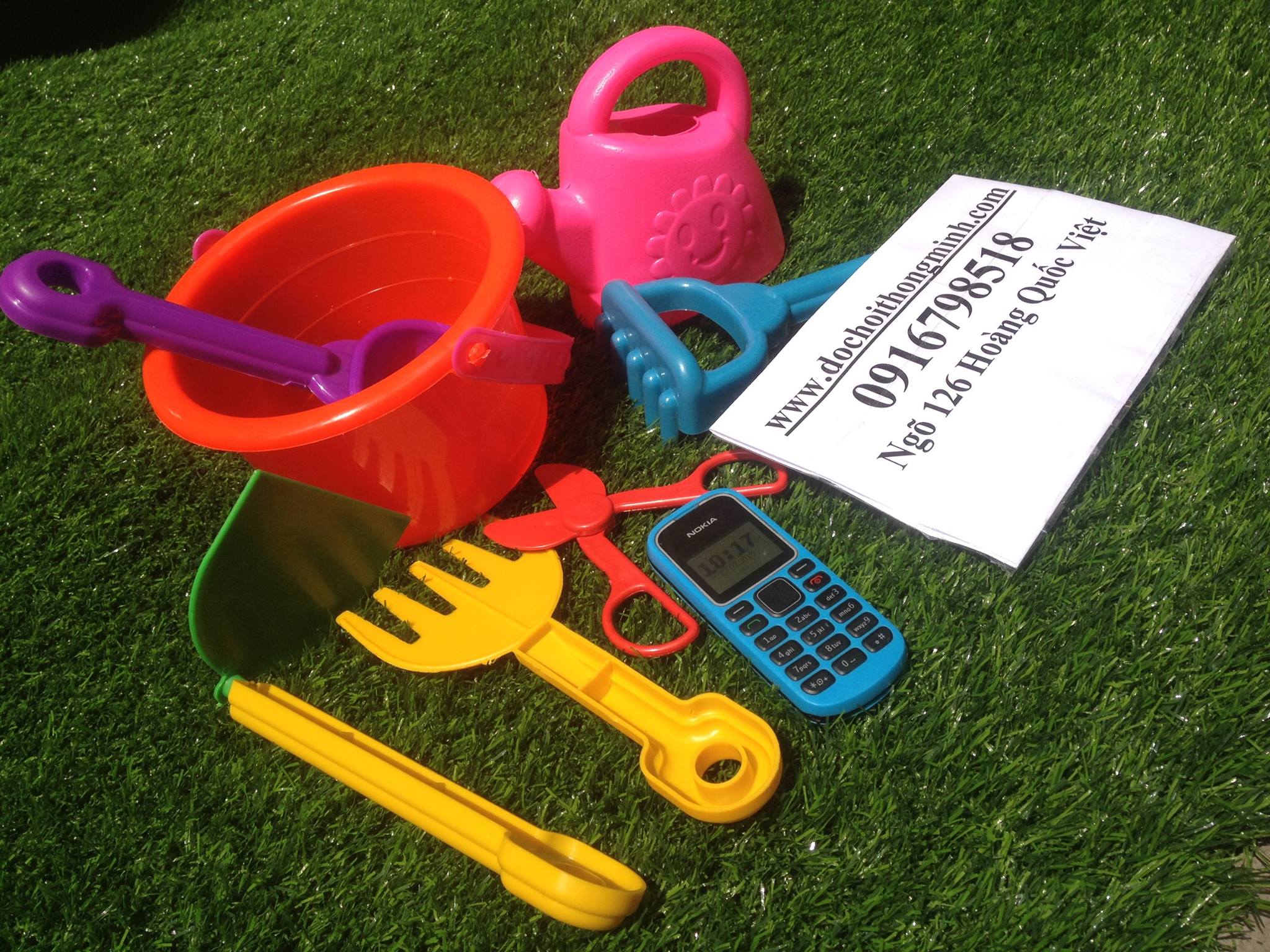 Bộ đồ chơi xúc cát cho bé 65k