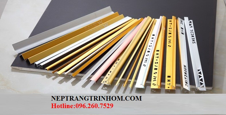 Nep trang tri, nẹp trang trí nhôm, nẹp trang trí nội thất