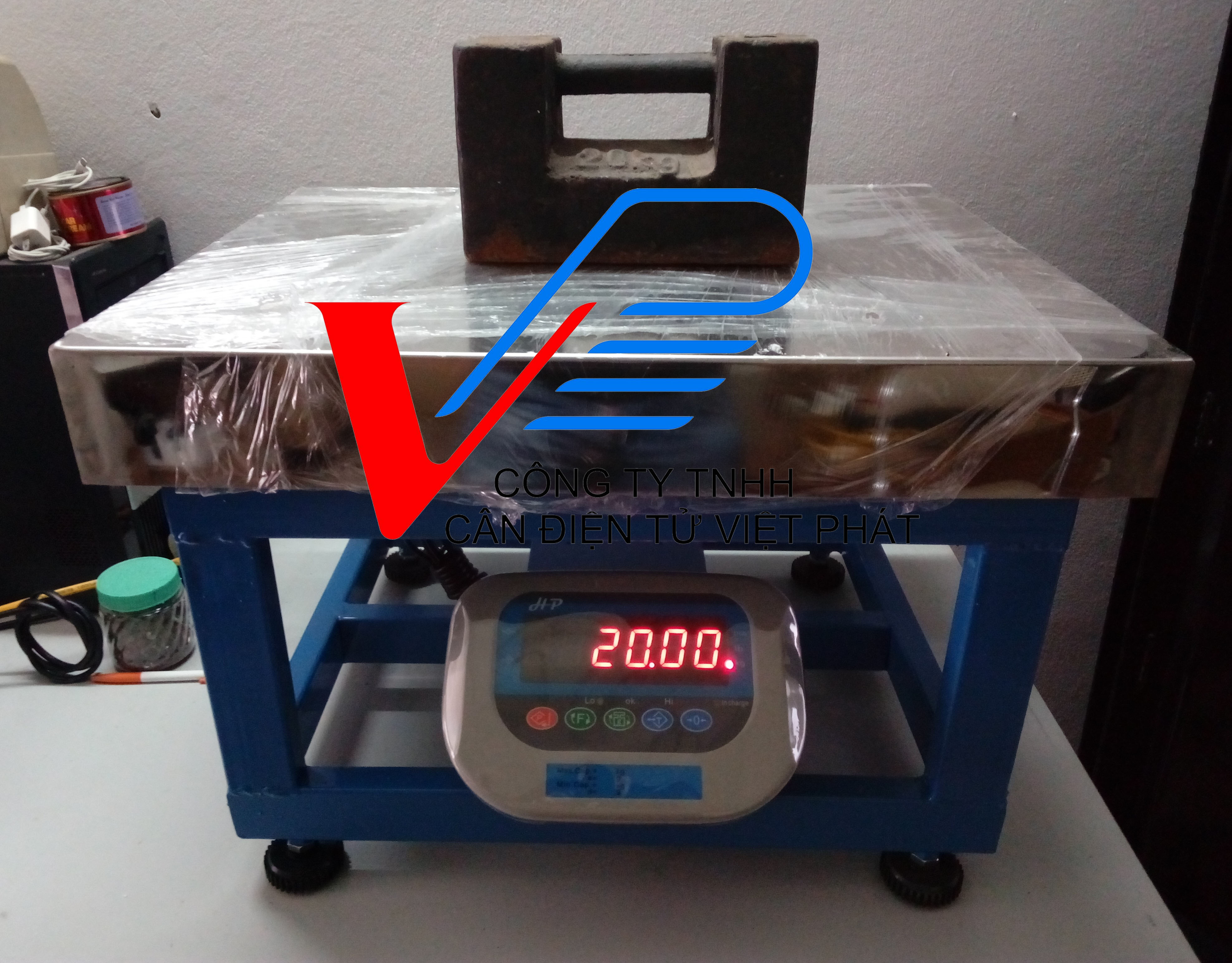 Cân điện tử - cân bàn khung hộp EHW - HP Đài Loan 30kg-60kg-150kg-300kg-500kg