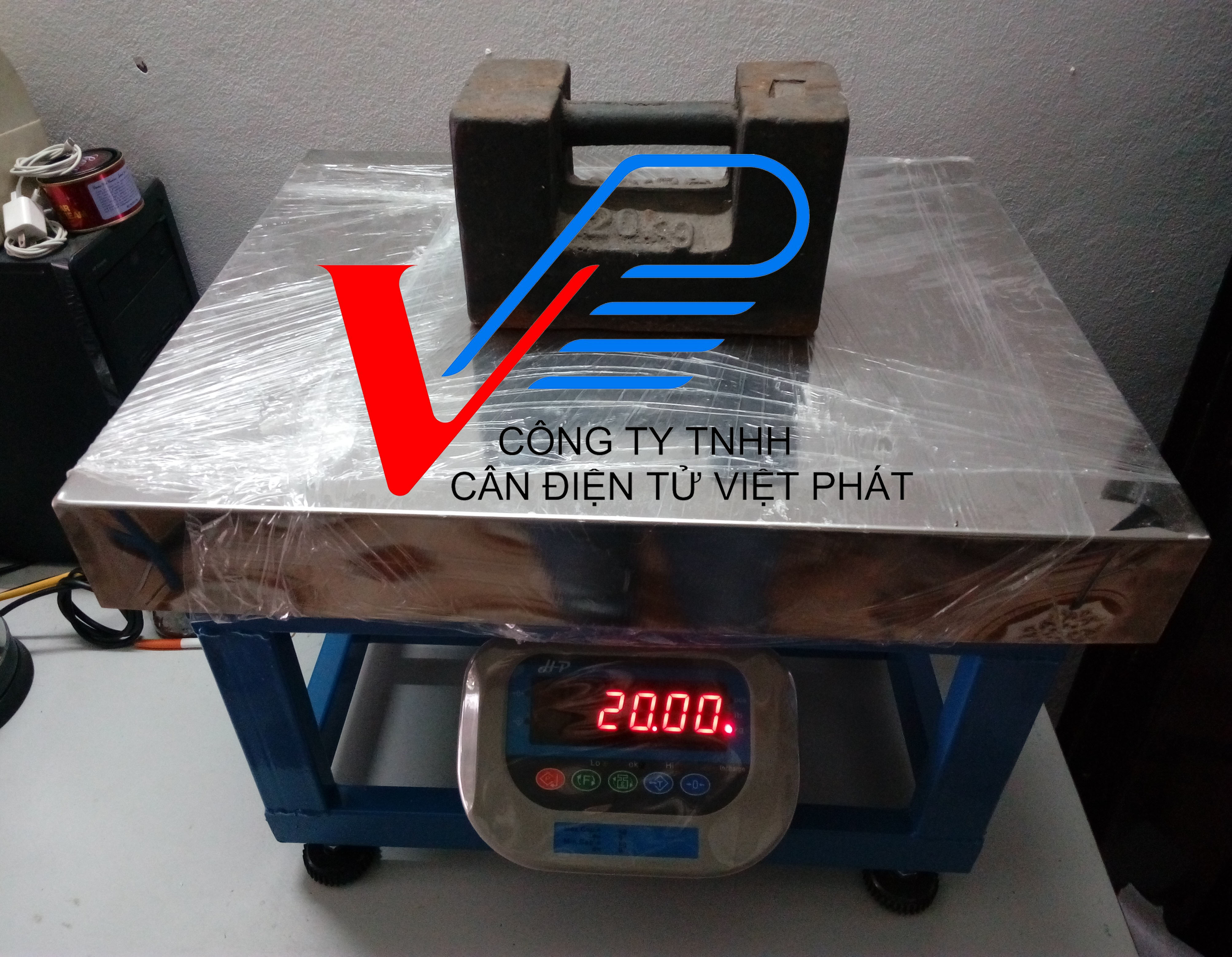 1 Cân điện tử - cân bàn khung hộp EHW - HP Đài Loan 30kg-60kg-150kg-300kg-500kg