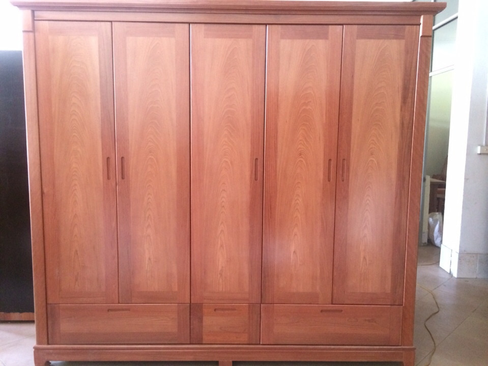 3 Tủ quần áo gỗ xoan đào mun loại 3,4,5,6 buồng 3 Tủ quần áo gỗ xoan đào mun loại 3,4,5,6 buồng