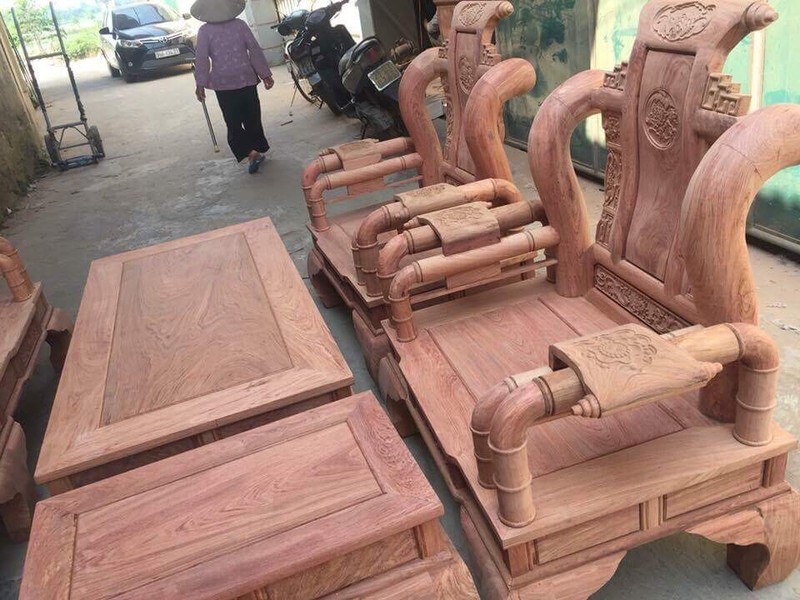 5 Bộ bàn ghế tần thủy hoàng gỗ hương đá