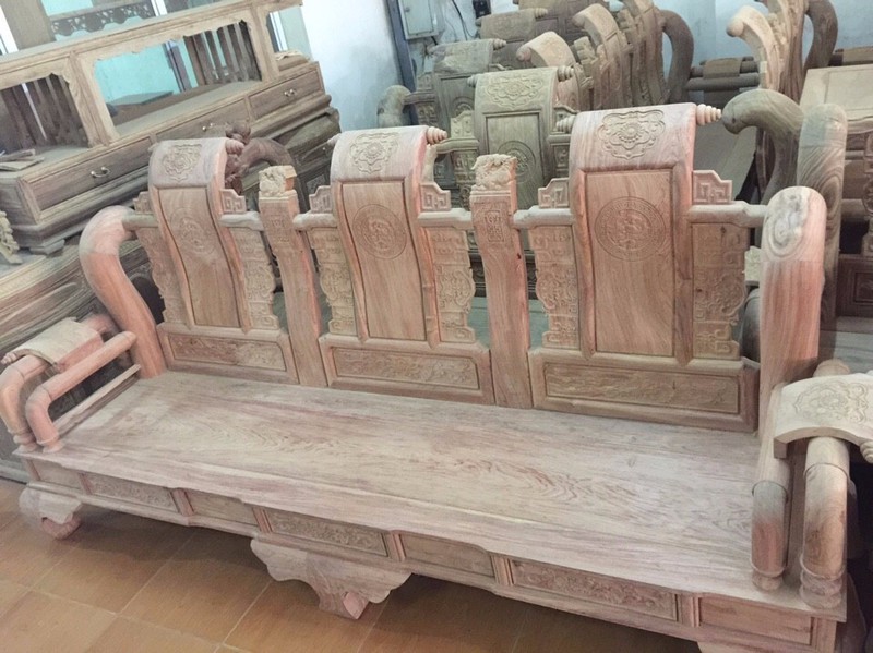 8 Bộ bàn ghế tần thủy hoàng gỗ hương đá