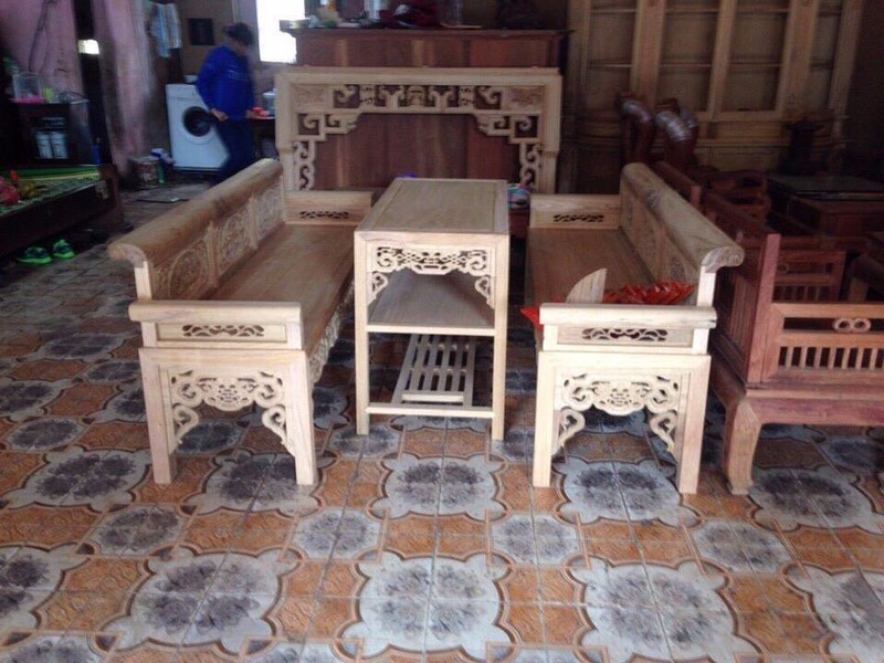 1 Bộ Bàn Ghế Trường Kỷ Gỗ Gụ 1 Bộ Bàn Ghế Trường Kỷ Gỗ Gụ