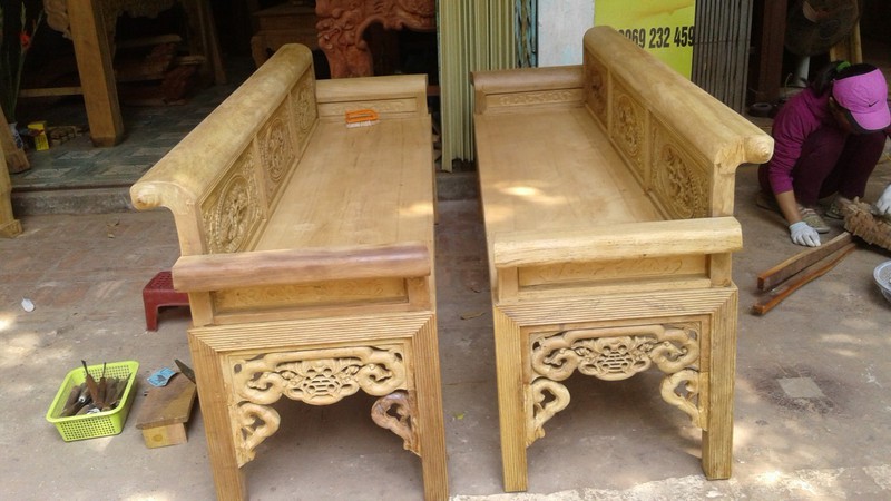 2 Bộ Bàn Ghế Trường Kỷ Gỗ Gụ 2 Bộ Bàn Ghế Trường Kỷ Gỗ Gụ