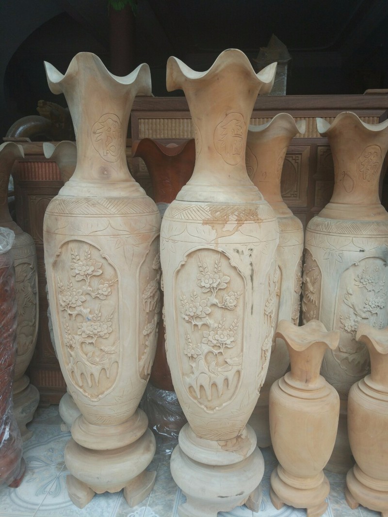 8 Lục Bình Gỗ Xà Cừ 8 Lục Bình Gỗ Xà Cừ