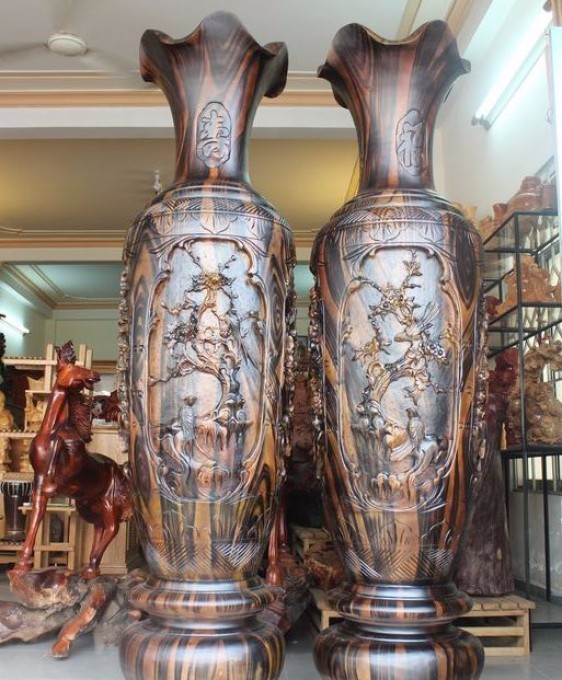 10 Lục Bình Gỗ Xà Cừ 10 Lục Bình Gỗ Xà Cừ