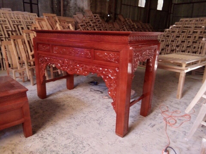 3 Án gian thờ gỗ sồi nga 3 Án gian thờ gỗ sồi nga
